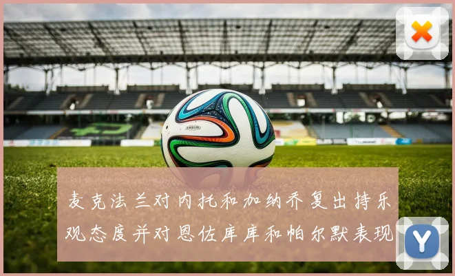 麦克法兰对内托和加纳乔复出持乐观态度并对恩佐库库和帕尔默表现表示满意